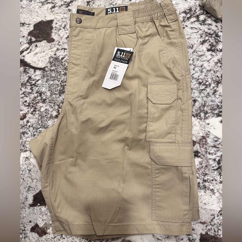 5.11 Tactical Men's Khaki Cargo Shorts